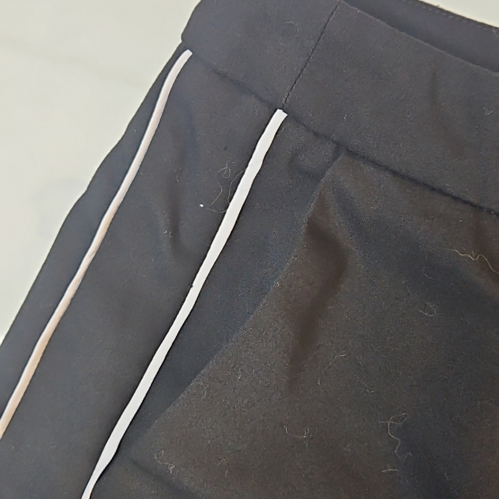 Zara Basic Collection Black Straight Leg Cropped … - image 5